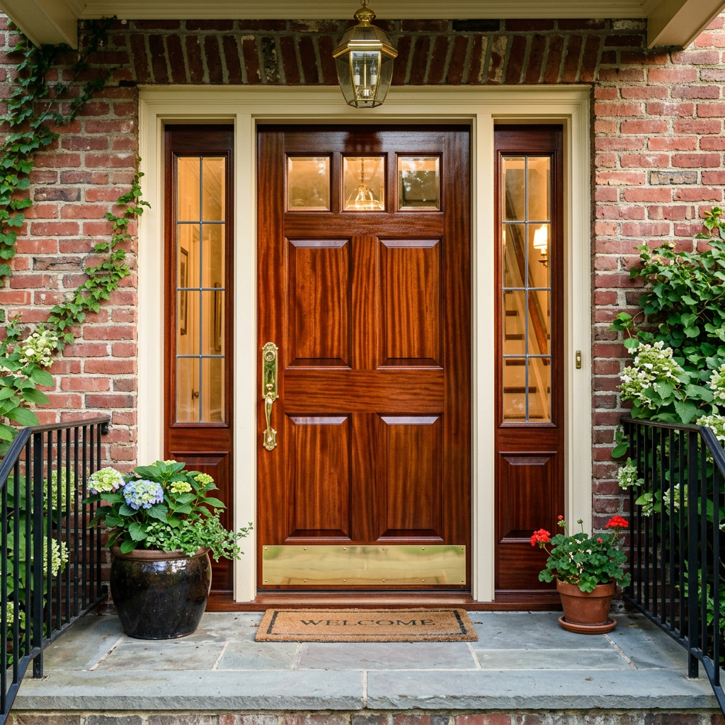 Front Door Refinishing — after